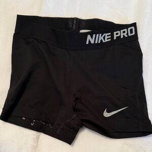 Nike Pro Women's Athletic Black Shorts